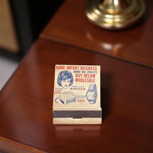 Vintage “Home Import Business” Unstruck Matchbook